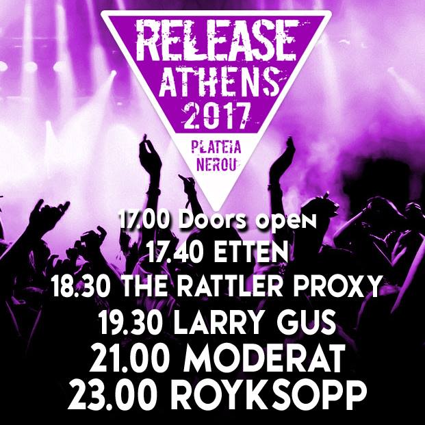 ΠΡΟΓΡΑΜΜΑ DAY 1 - 02 06, RELEASE ATHENS FESTIVAL 2017 @ ΠΛΑΤΕΙΑ ΝΕΡΟΥ