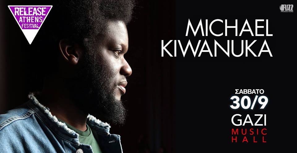 Release Athens presents Michael Kiwanuka live in Athens 30/9/2017 @ GAZI MUSIC HALL
