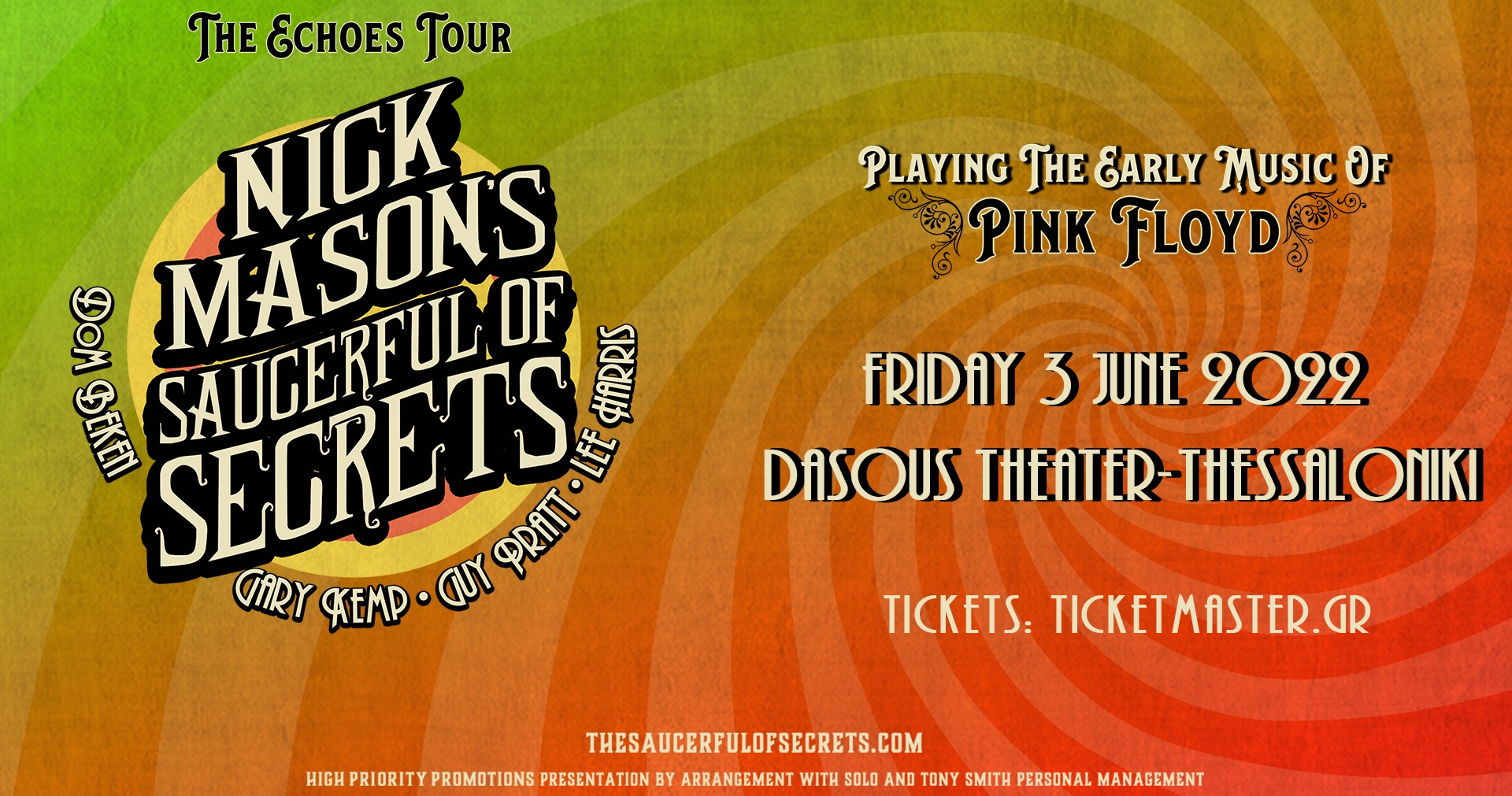 Nick Mason's Saucerful of Secrets - Τhessaloniki - 03.06.2022