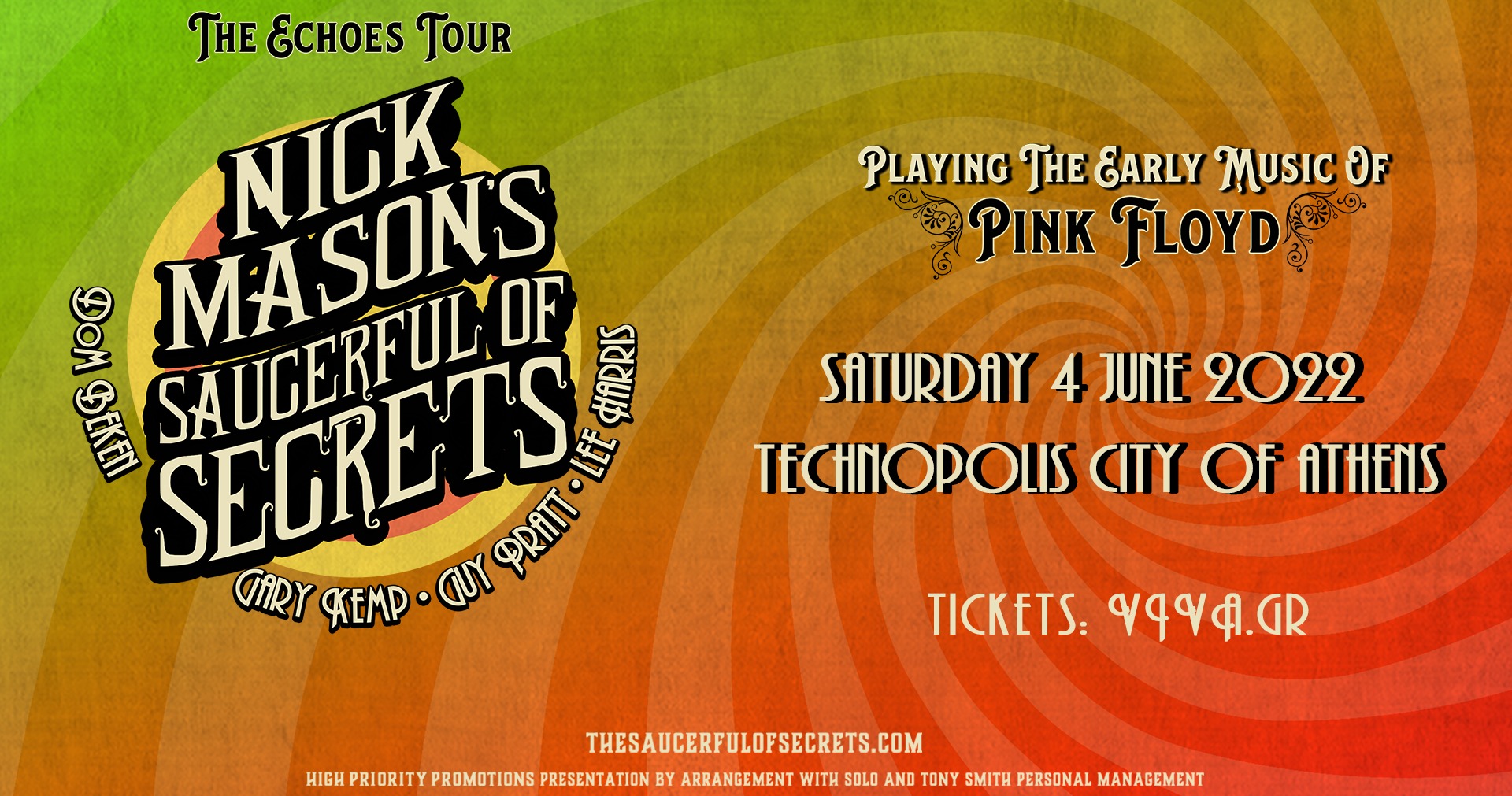 Nick Mason's Saucerful of Secrets - Athens - 04.06.2022