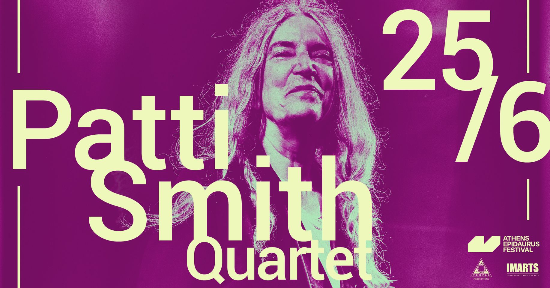 Η Patti Smith σε μια μοναδική εμφάνιση στο Ωδείο Ηρώδου του Αττικού το Σάββατο 25/06/2022