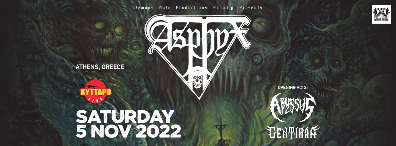 ASPHYX, Abyssus, Gentihaa Live @ Κύτταρο 5.11.22