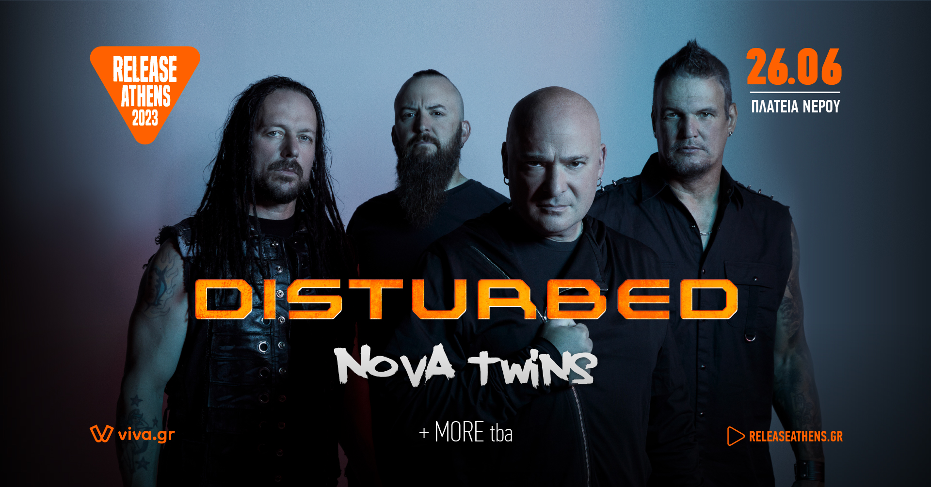 Release Athens 2023 | Disturbed, Nova Twins + more tba