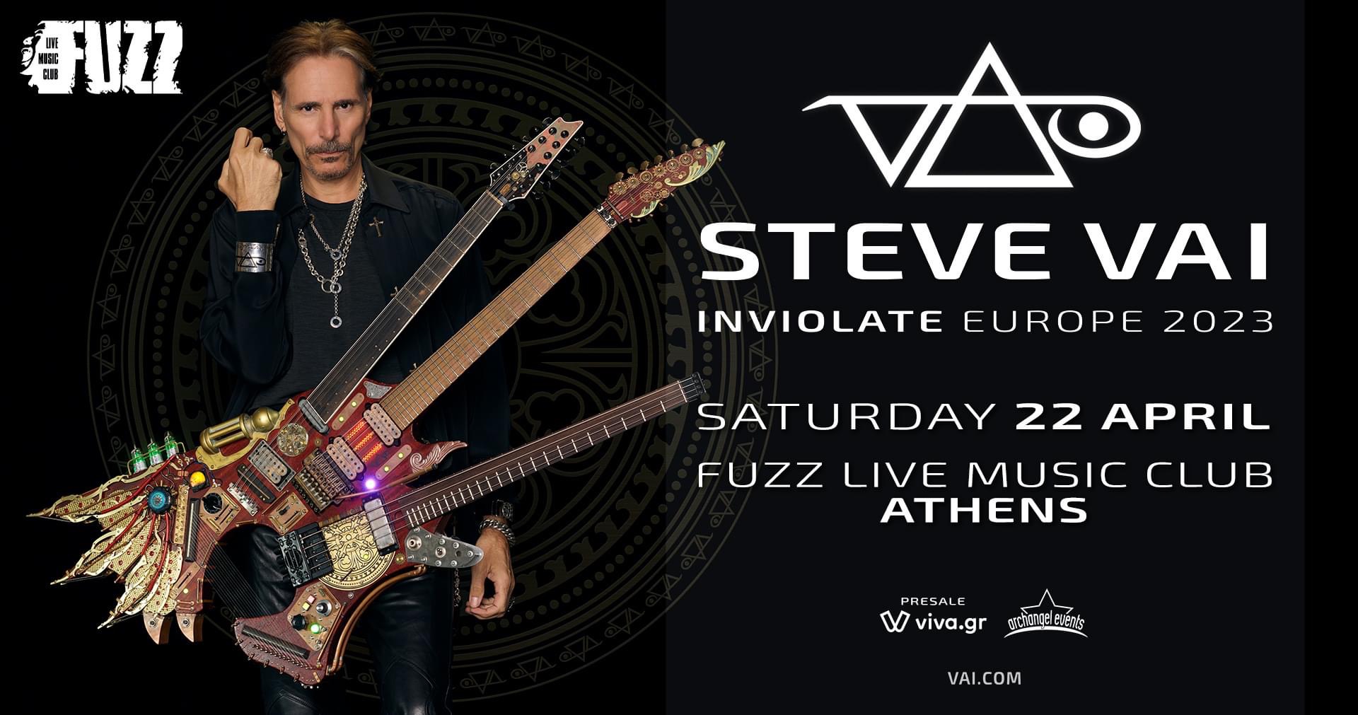 Steve Vai / 22 Απριλίου / Fuzz Club