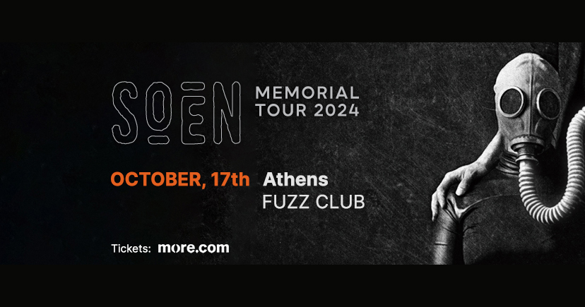 SOEN presents Memorial tour ft. special guests @ Fuzz Live Music Club, 17.10.24