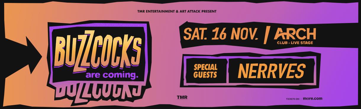 Βuzzcocks (UK) Live στην Αθήνα 16.11 @ Arch Club