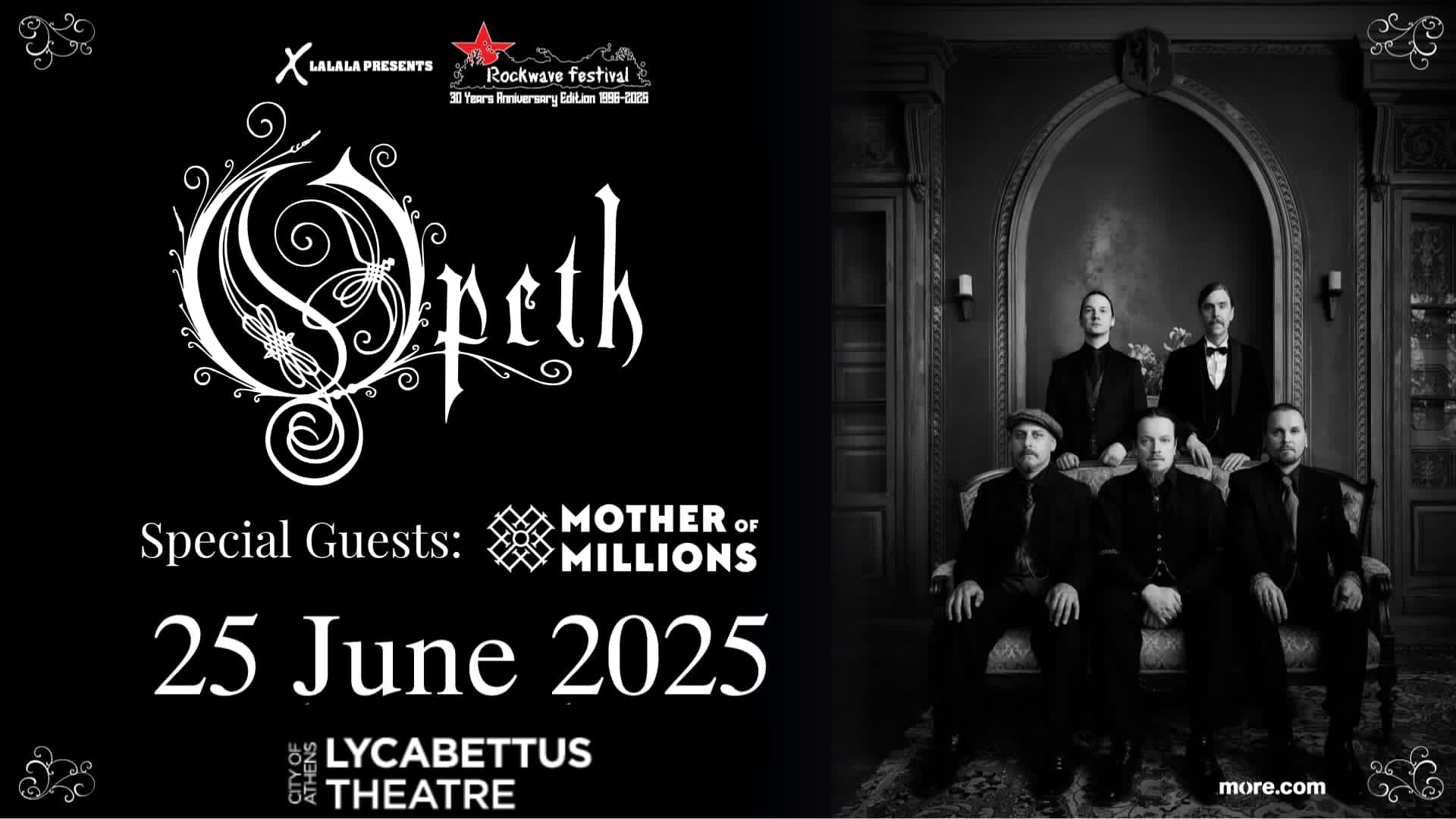 ROCKWAVE 2025// OPETH 25 - 6 -2025 @ Λυκαβηττός