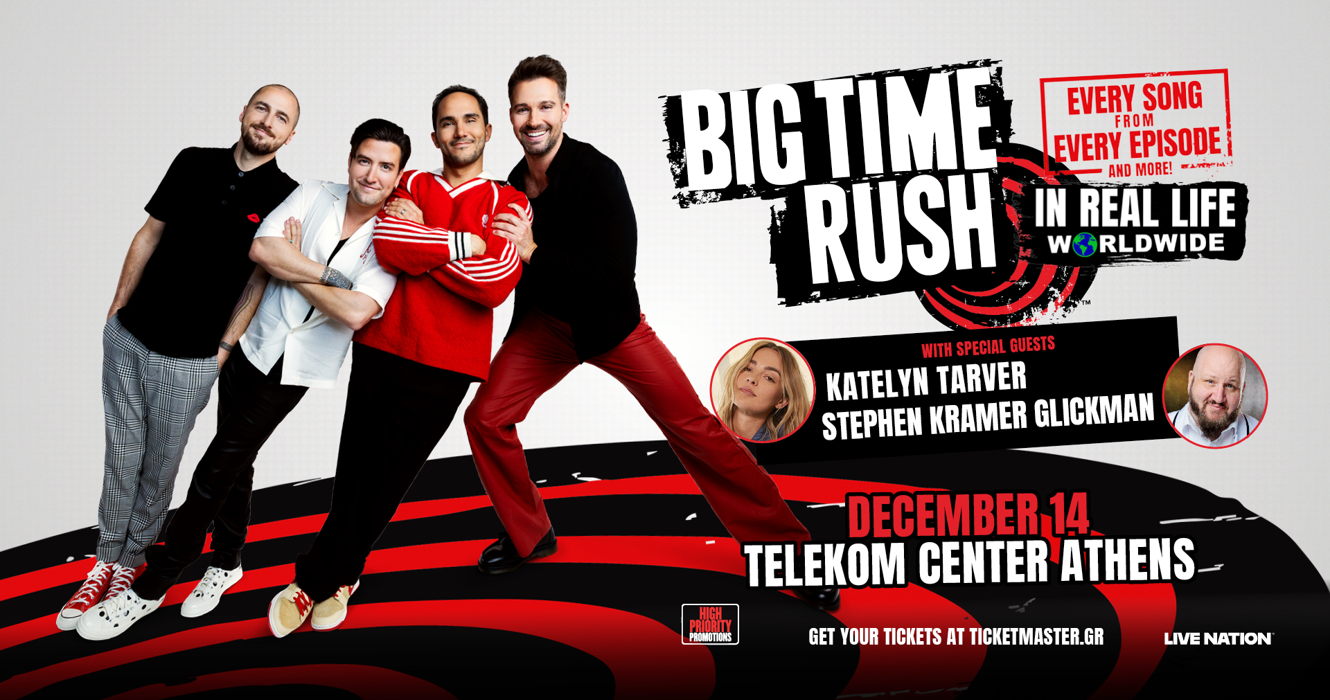 Big Time Rush — 14 Δεκεμβρίου 2025, Telekom Center Athens: από τη μικρή οθόνη στο μεγάλο stage