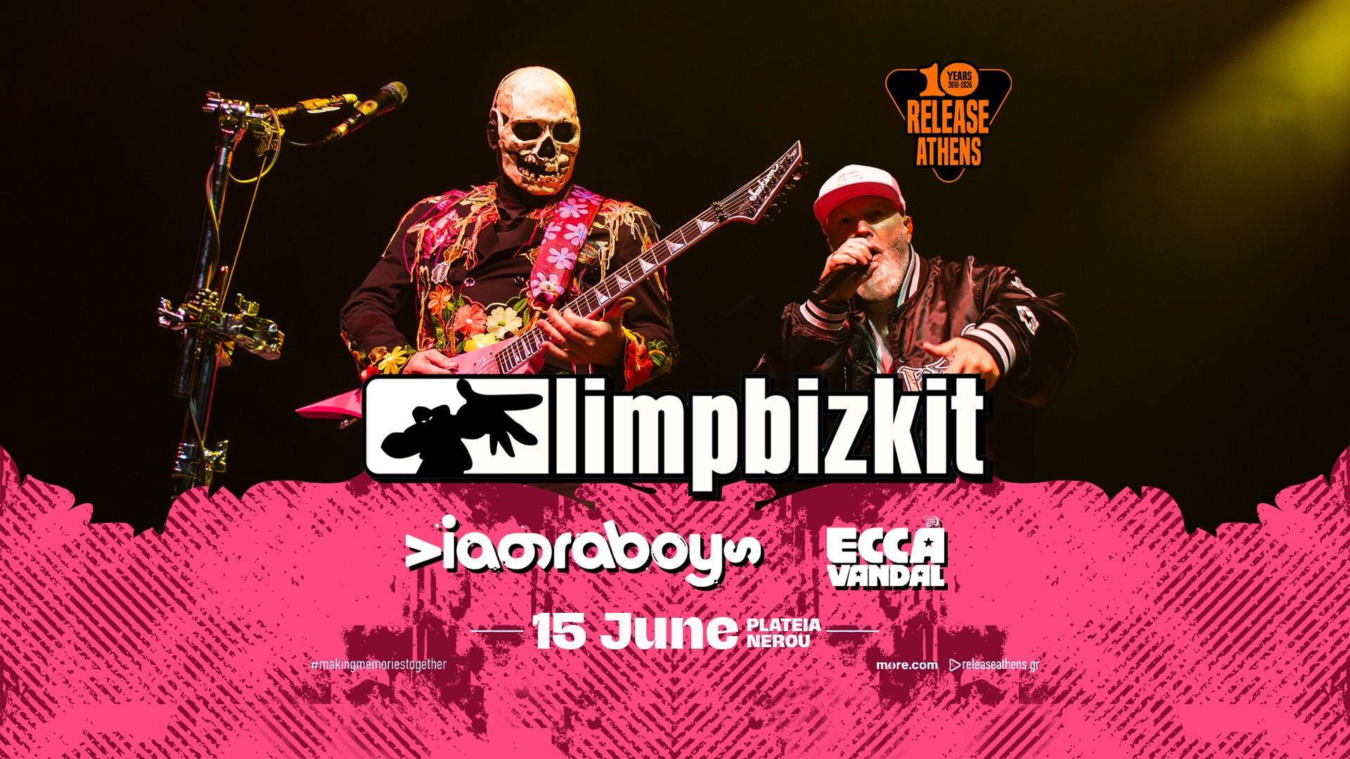 Release Athens 2026 | Limp Bizkit, Viagra Boys, Ecca Vandal #10yearanniversary