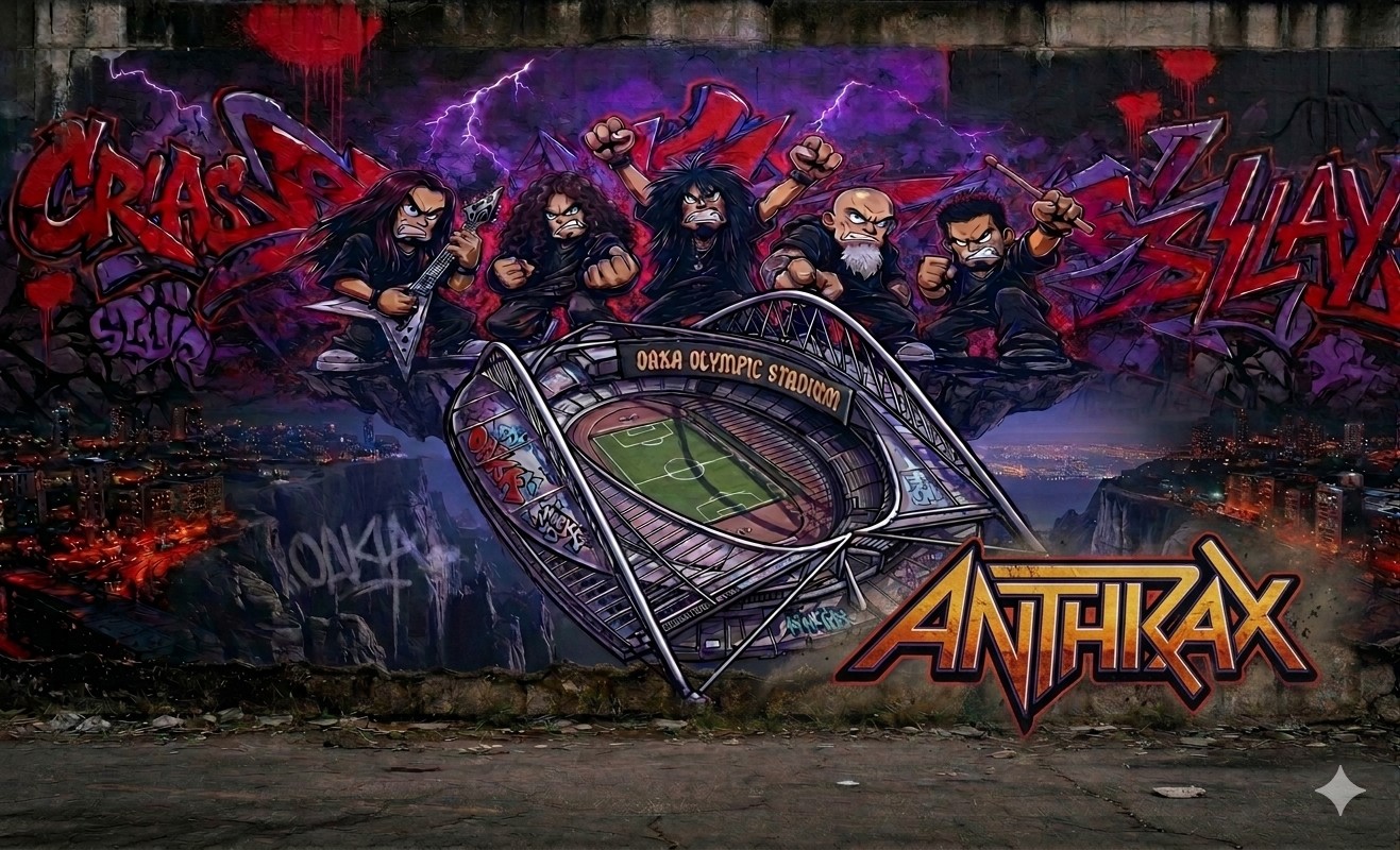 Κανείς δεν μιλάει για τους Anthrax: Το συγκρότημα που δεν είναι απλώς «support act» — αλλά ένας ζωντανός θρύλος!