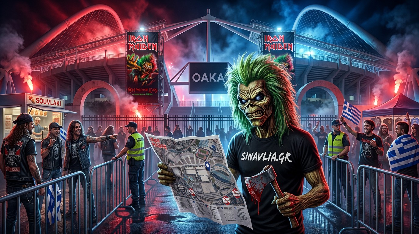 Iron Maiden ΟΑΚΑ 23 Μαΐου 2026 — Πλήρεις Οδηγίες Πρόσβασης, Πρόγραμμα & FAQ