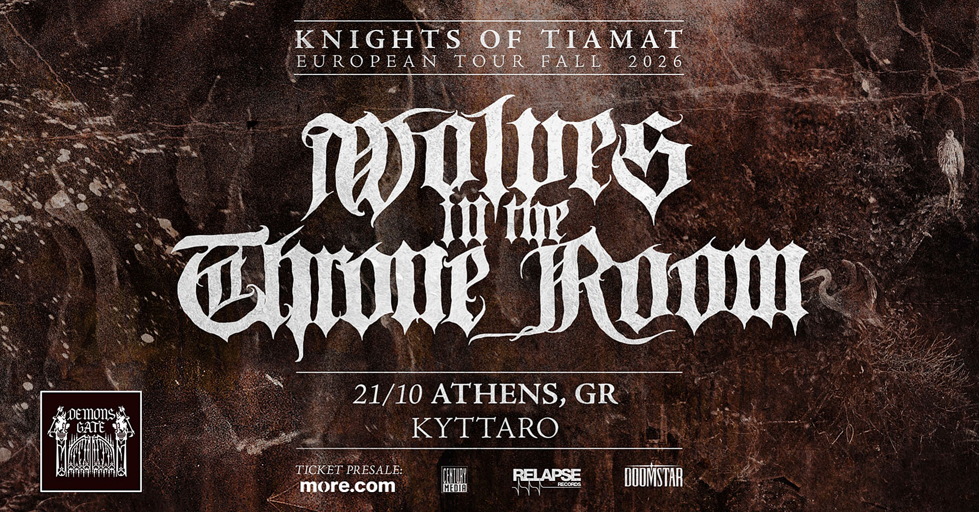 Wolves in the Throne Room στο Κύτταρο: η Αθήνα ανοίγει την ευρωπαϊκή περιοδεία, δύο μέρες πριν το Estuary