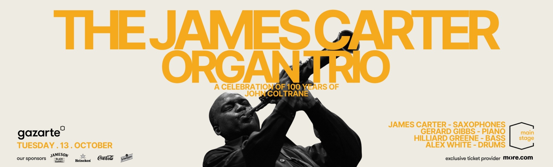 James Carter στο Gazarte: Ο σαξοφωνίστας που είχε τον «Trane» στο όνομα της πρώτης του μπάντας
